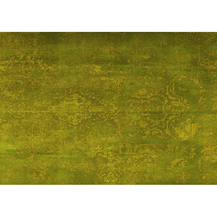 Ophelia & Co. Heenan Green Machine Washable Rug Wayfair